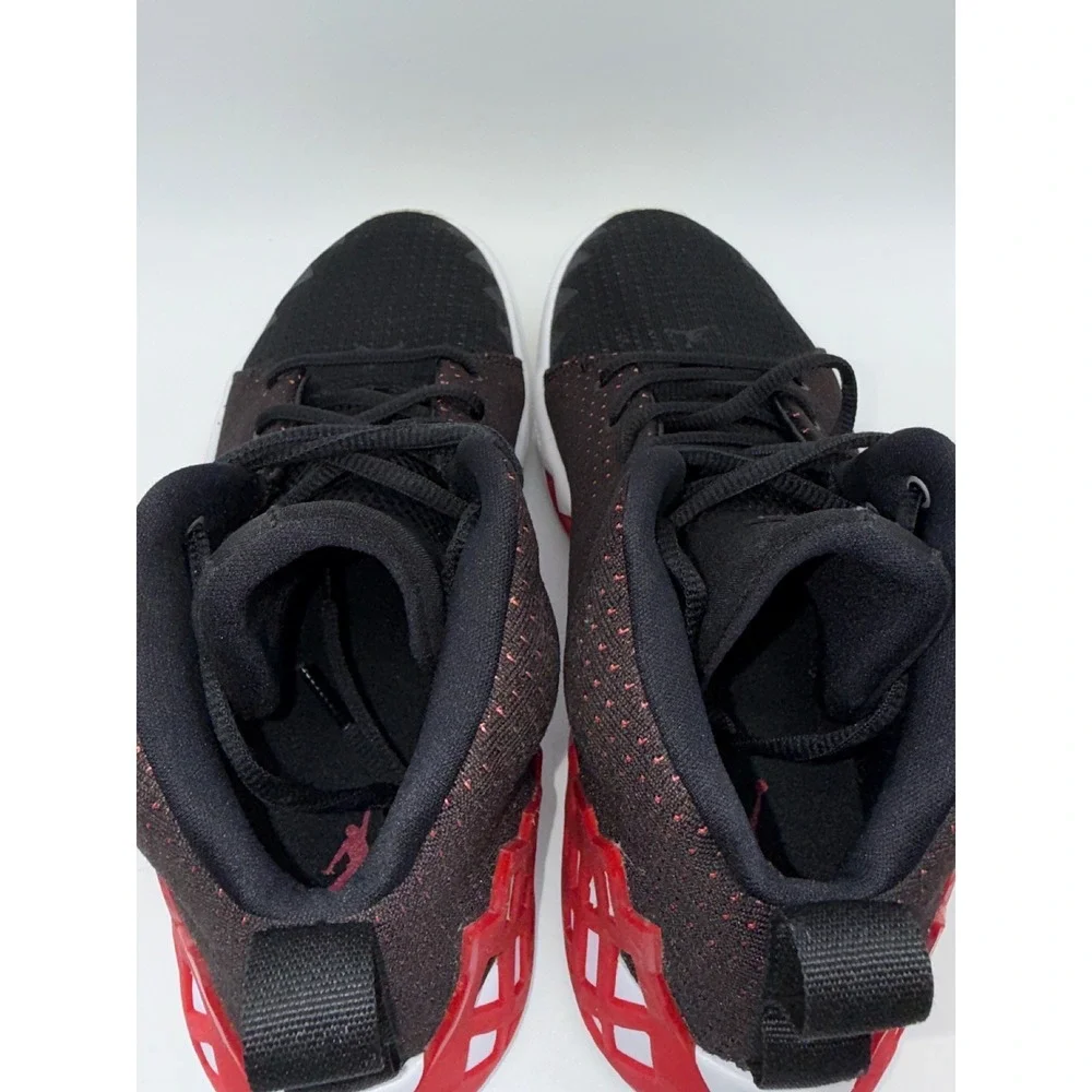 Jordan Jumpman Diamond Mid Black University Red Mens Basketball Shoes CI1204-006